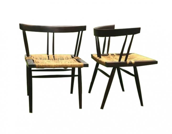 George Nakashima grass seated chairs